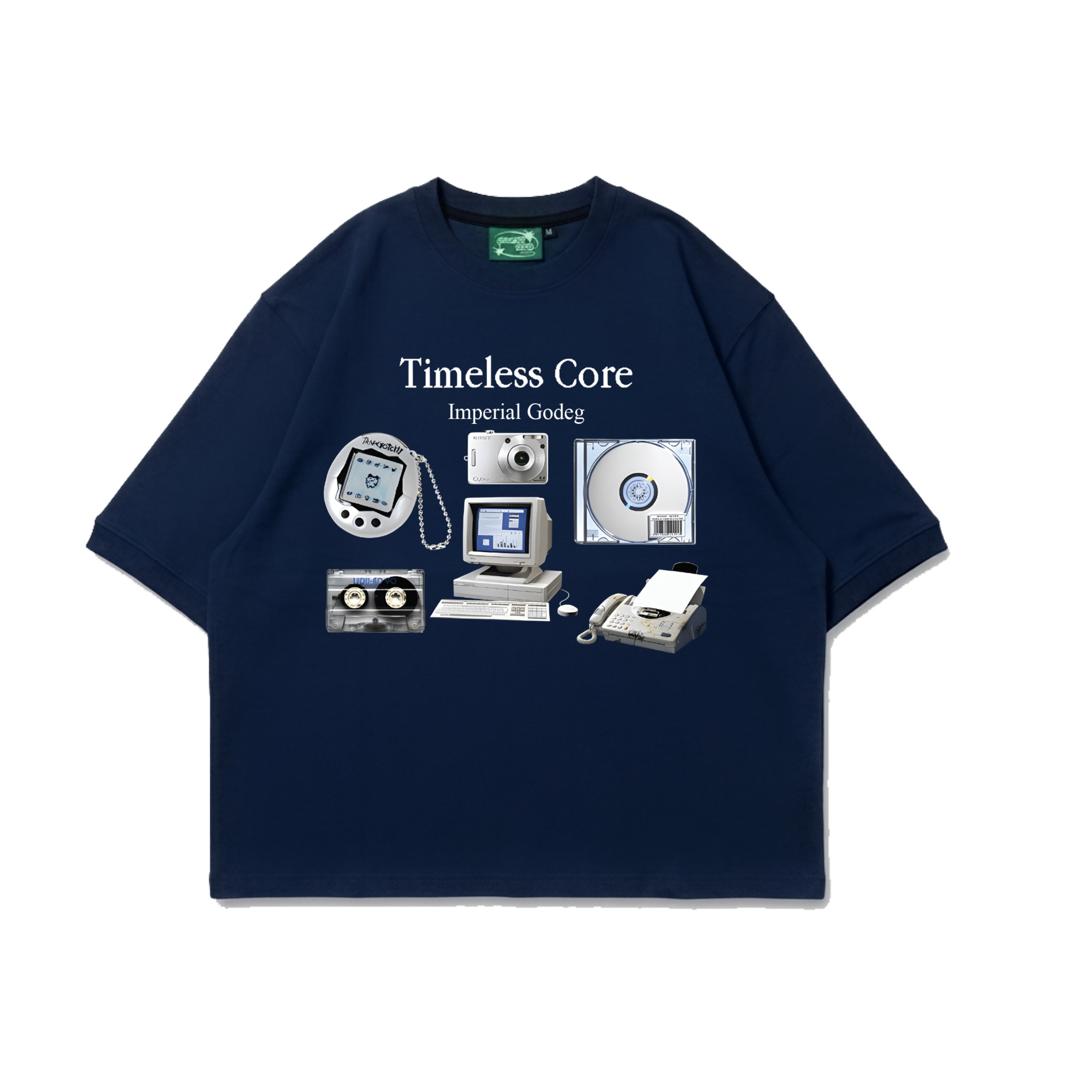 TIMELESS CORE BLUE BOXY TEE