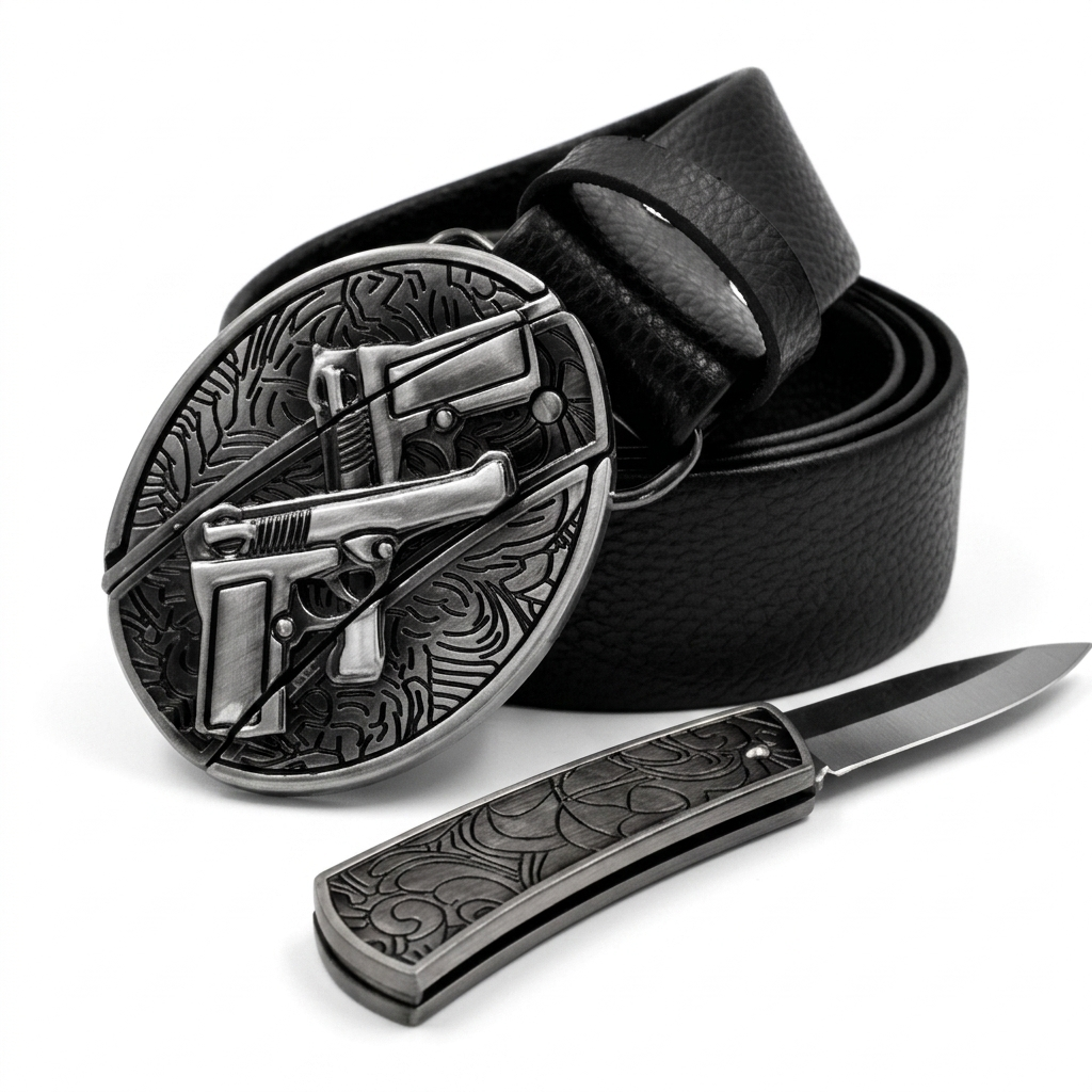 Pistols folding knife Belt  