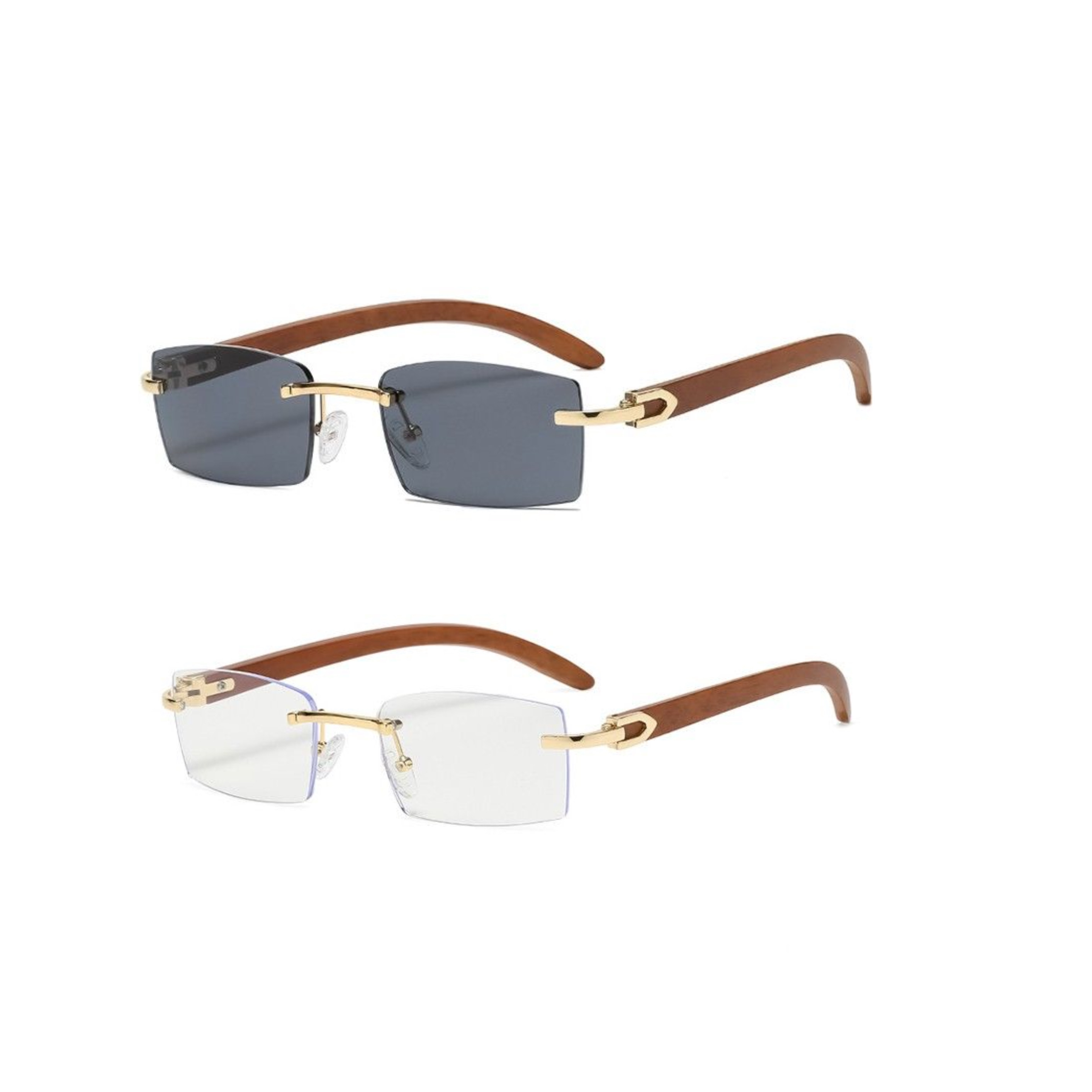 LumiSyne rectangle rimless