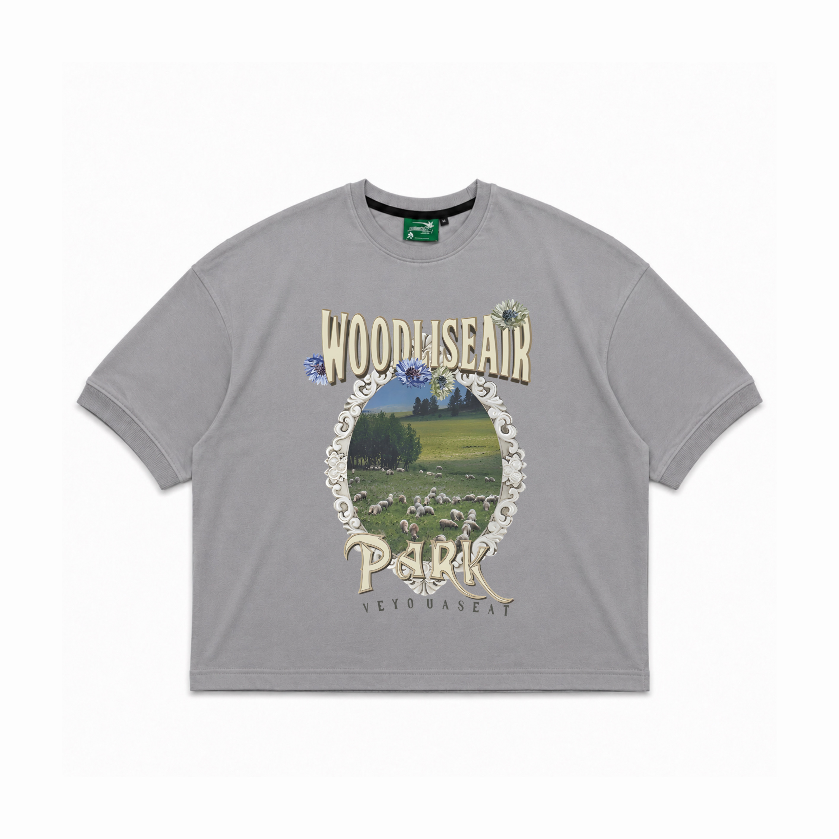 WOODLUSEAIR" and "PARK BOXY TEE 