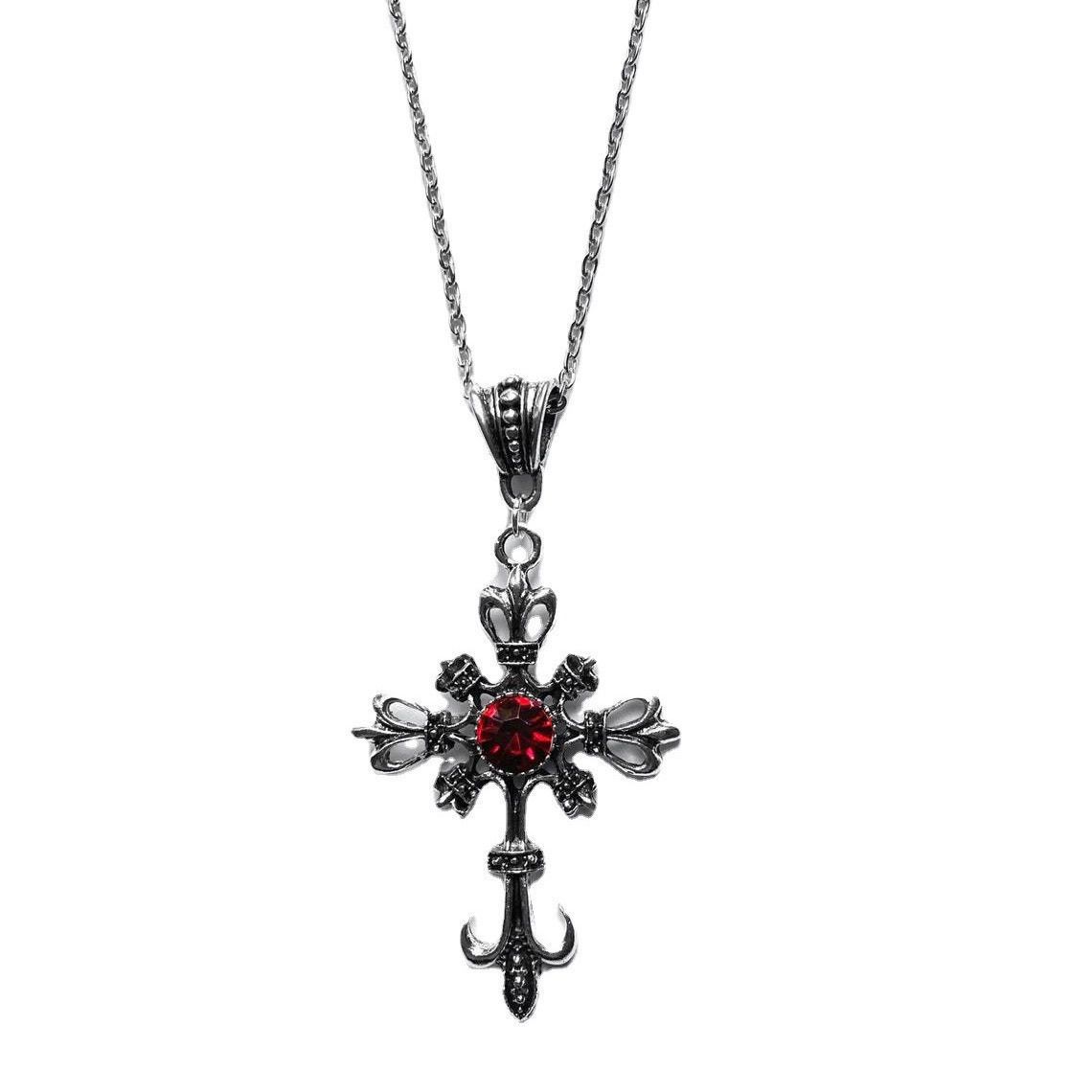 Gothic cross necklace 
