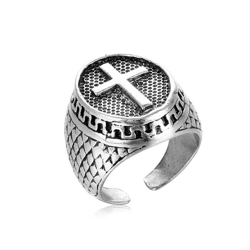 Cross heavy ring