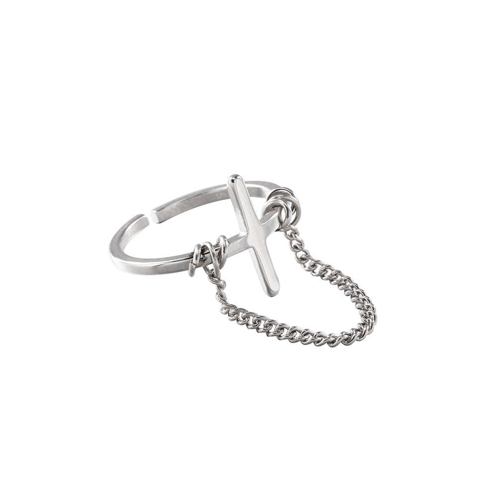 Cross chain ring 
