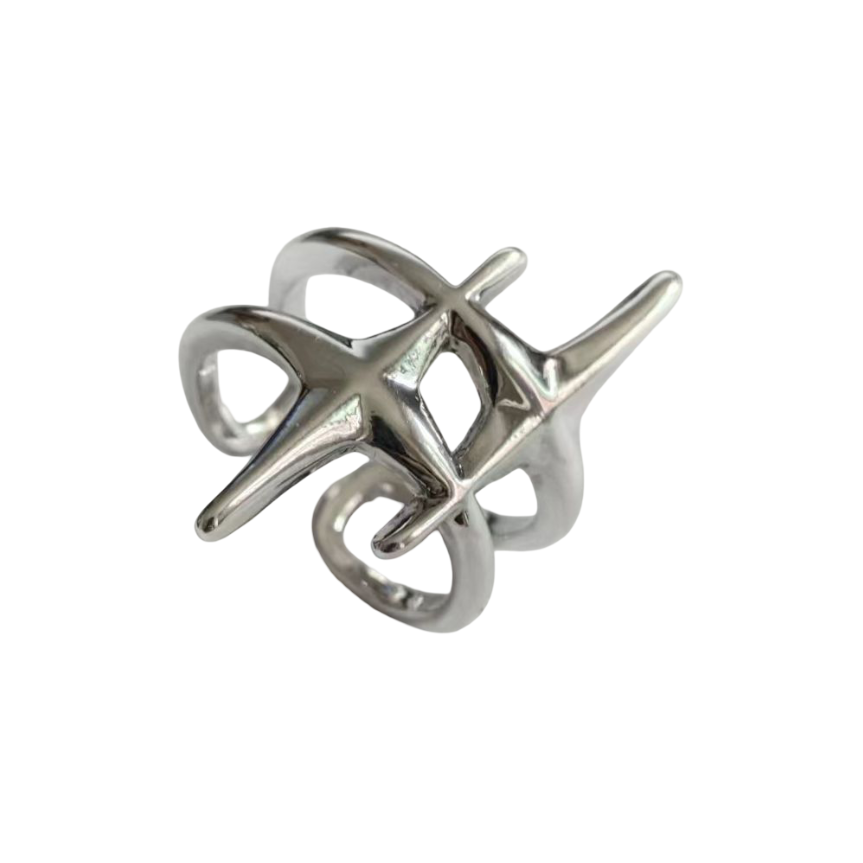 Punk Silver Ring 
