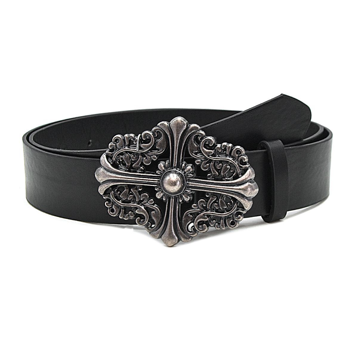 Ornate cross-style buckle