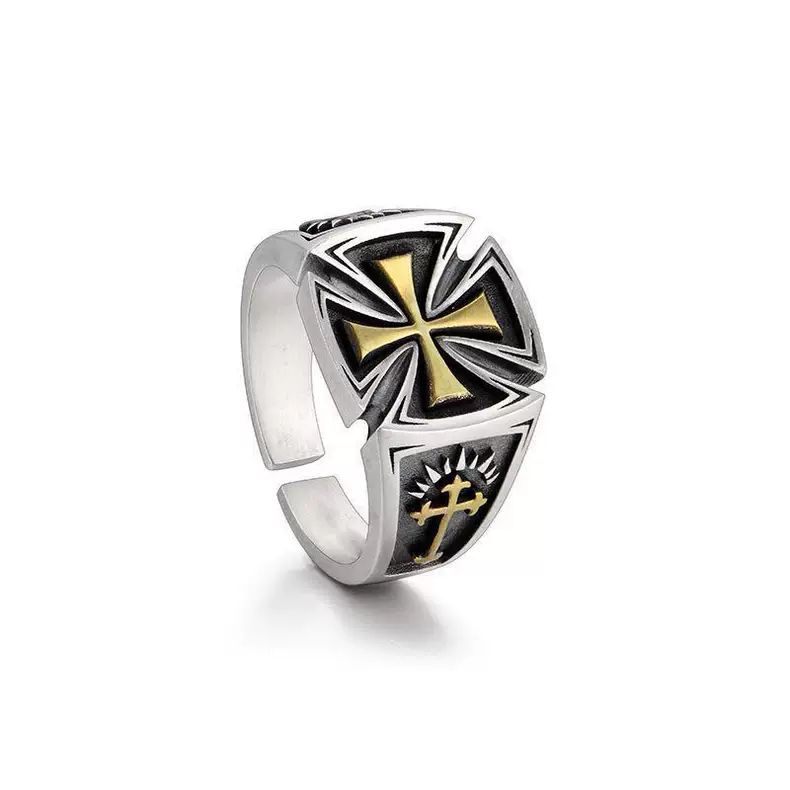 Knights Templar cross ring