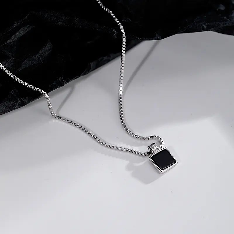 Black Stone Necklace thumbnail